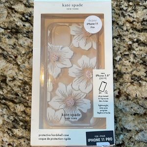 Kate Spade, IPhone 11 Pro case, Hollyhock Floral, brand new